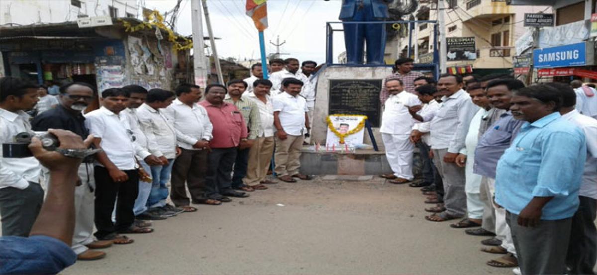 TUWJ pays tribute to Hanumantha Rao