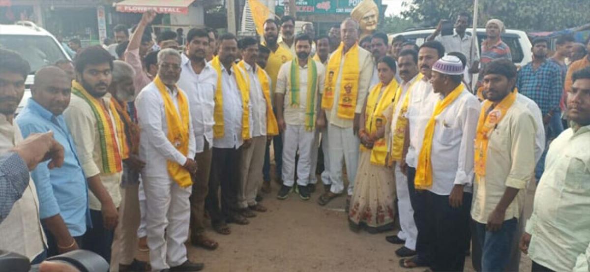 TDP campaigns in AS Rao Nagar