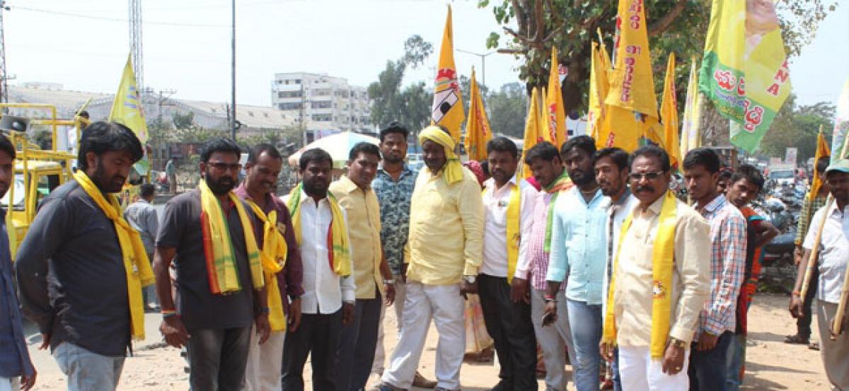 TDP leader’s padayatra enters fifth day