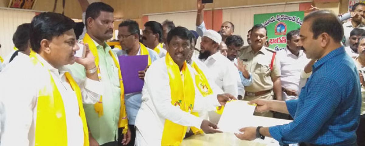 Ruling TDP councillors revolt in Proddaturu