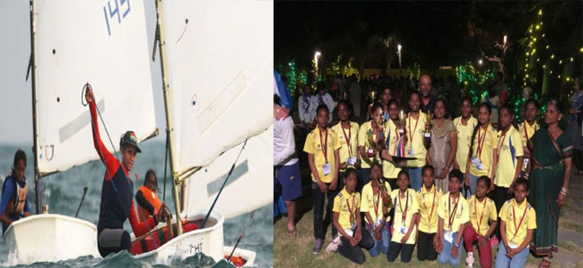 Telangana girl sailors dominate at Pondicherry International