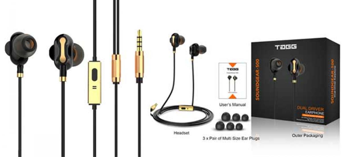 TAGG Launches SoundGear 500 Dual Driver, a premium & stylish in-ear Headphones