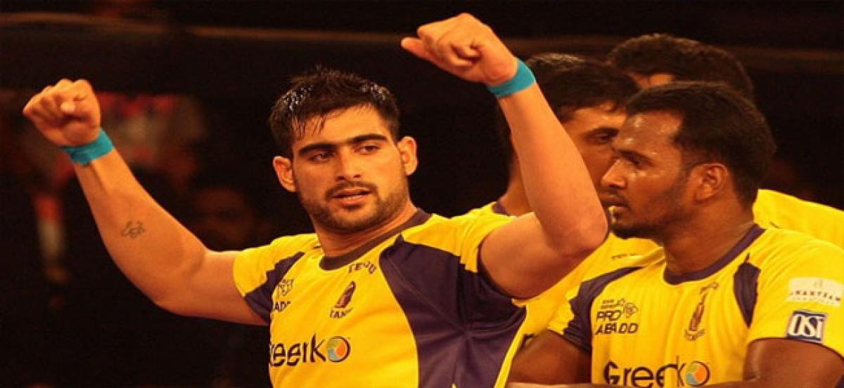 Telugu Titans manage a win, at last