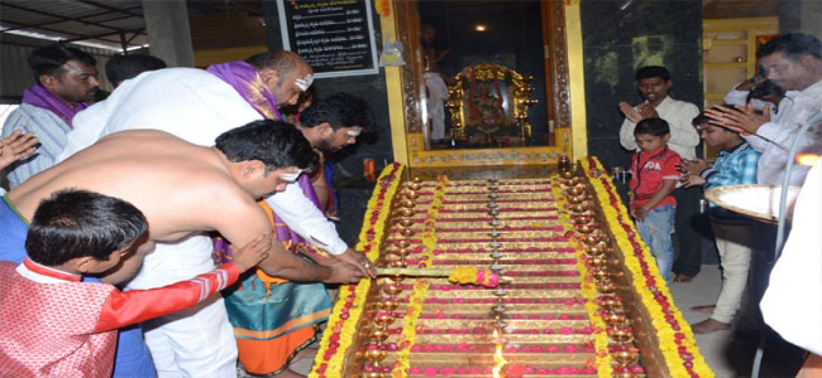 Sri Ayappa Swamy temple third anniversary celebrated