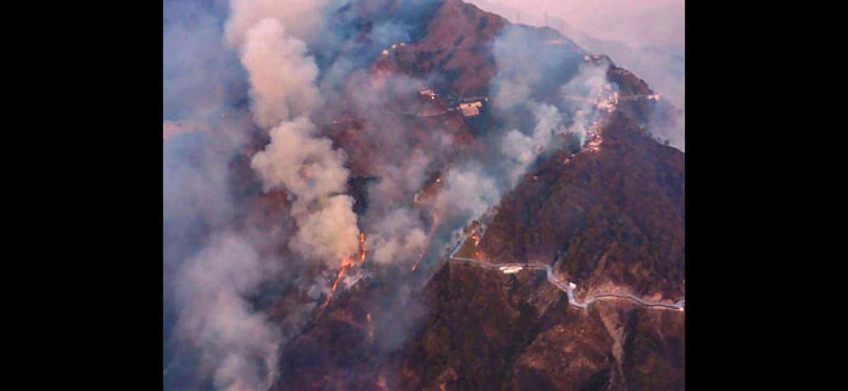 Vaishno Devi yatra resumes as choppers brought in to douse forest fire