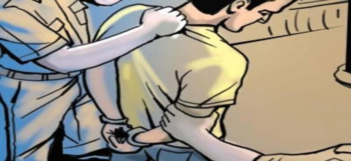 Two engg students held for theft