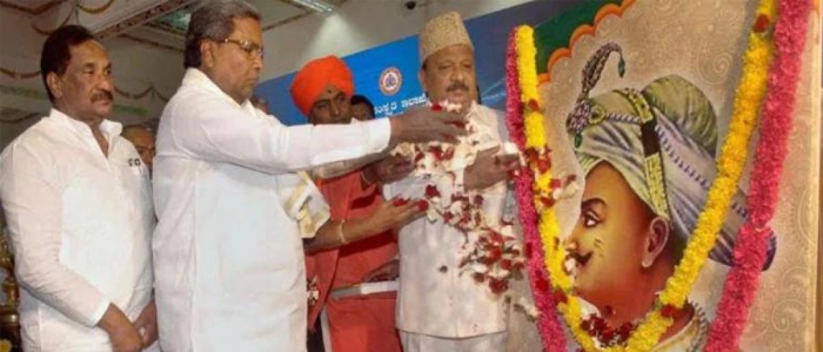 Karnataka celebrates Tipu Jayanti as CM stays away