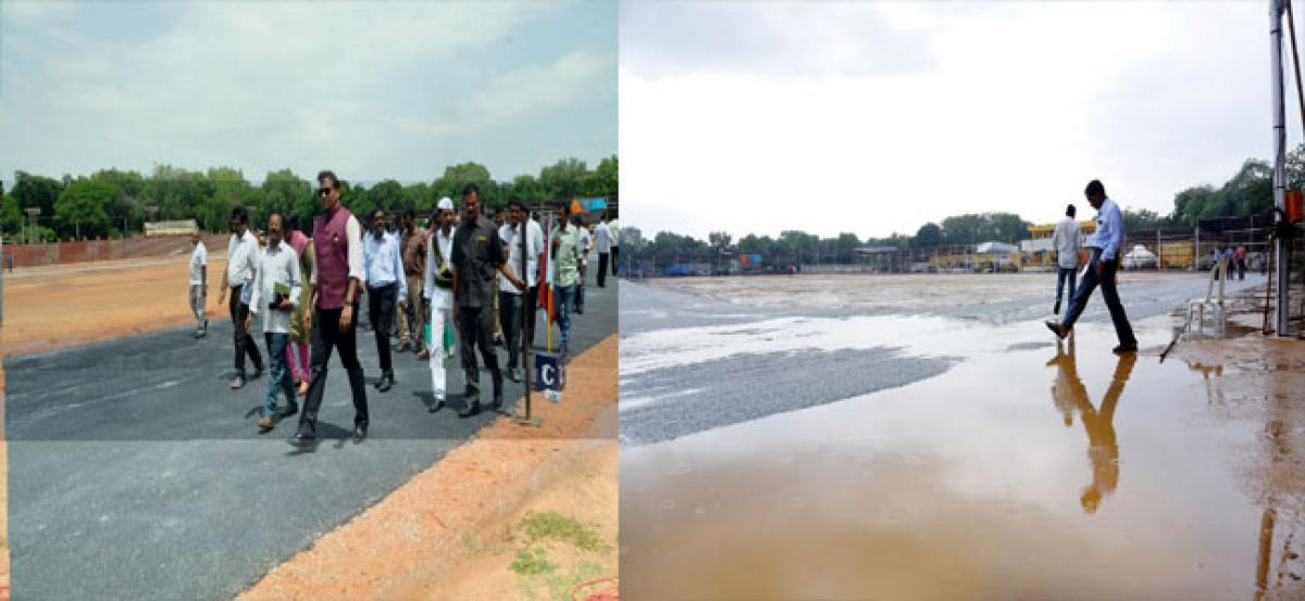 BT road laid for march past