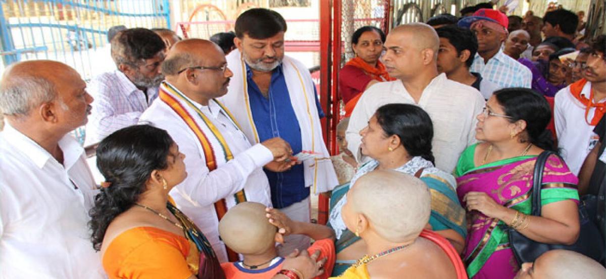 Provide selfless service to devotees: TTD chairman