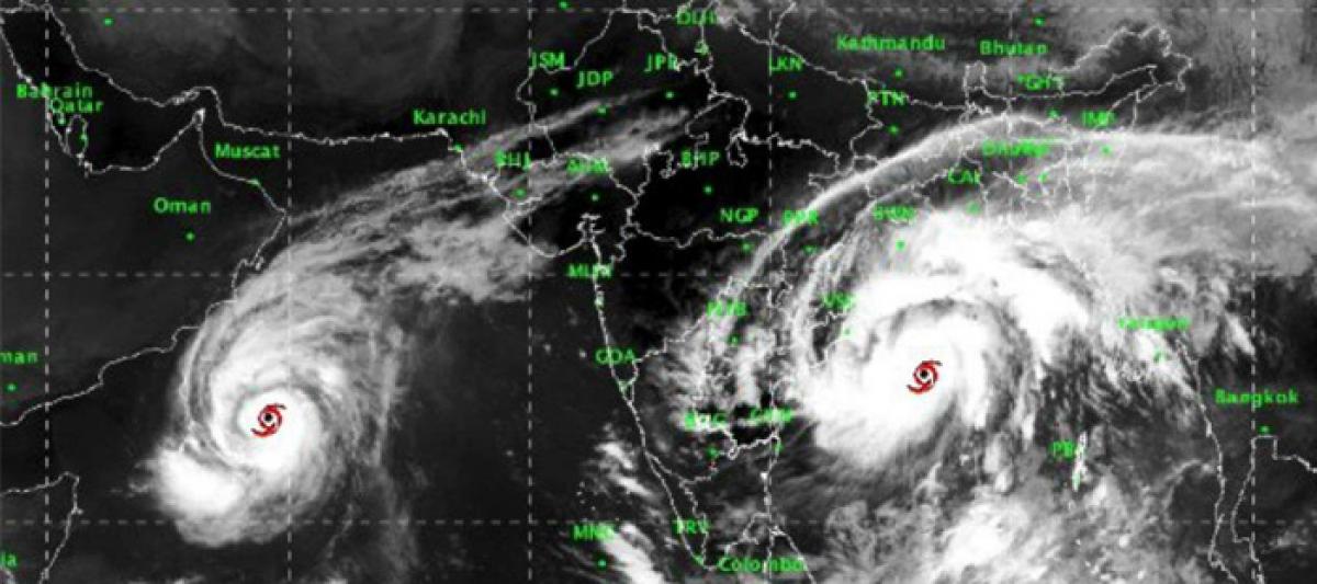 Cyclone Titli crossed shore at Vajrapukotturu in Srikakulam