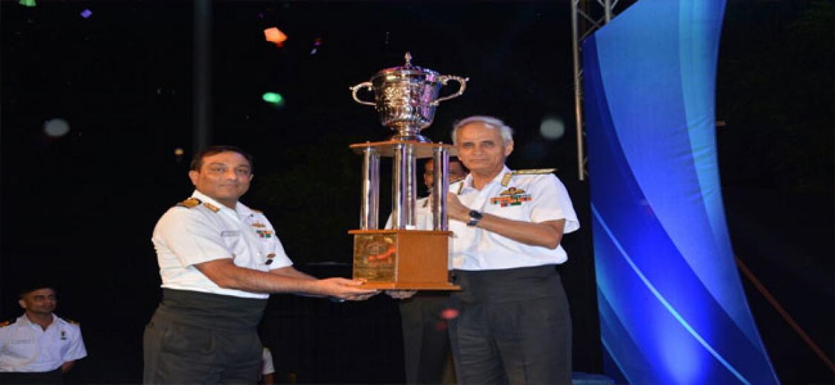 INS Sahyadri bags best ship trophy