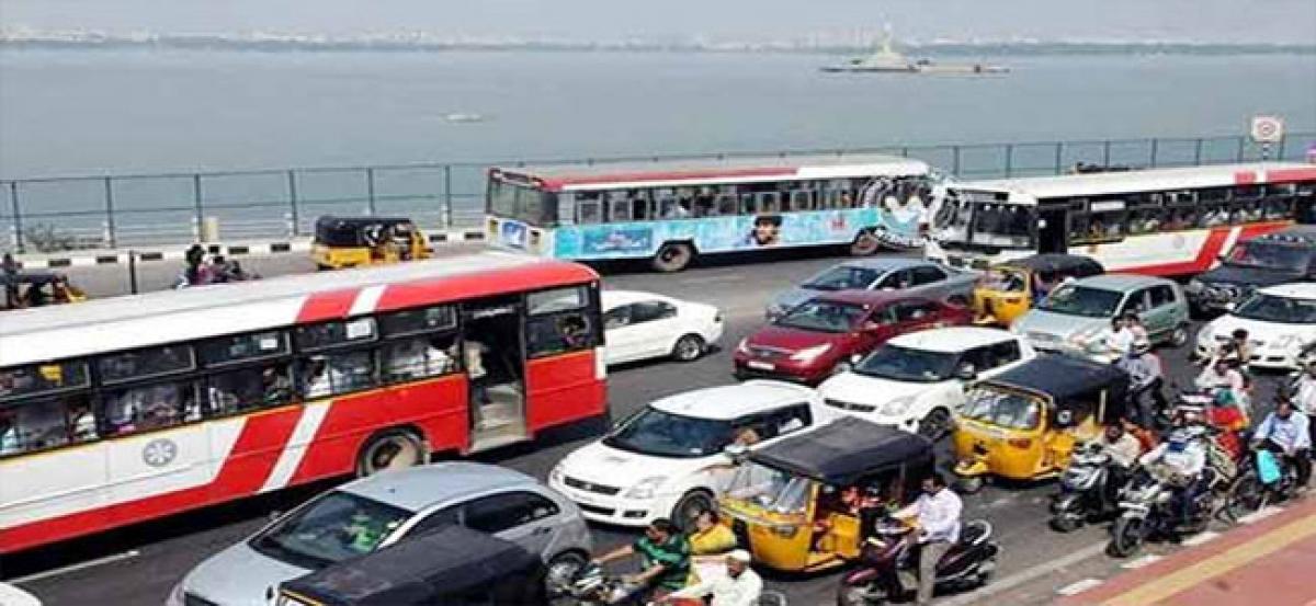 Traffic curbs in city today