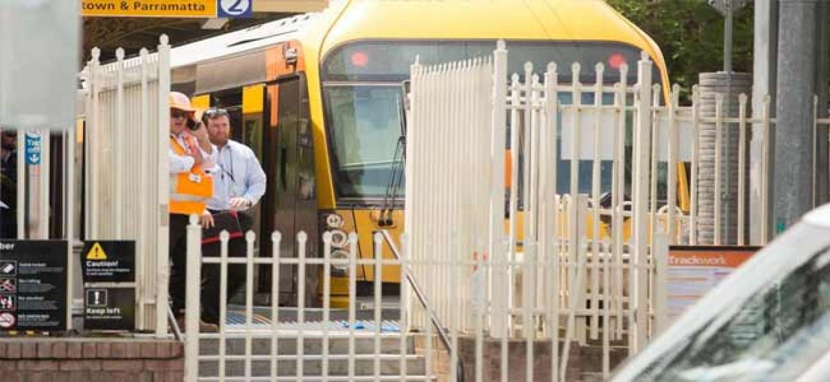 Train hits barrier in Sydney, at least 15 hurt