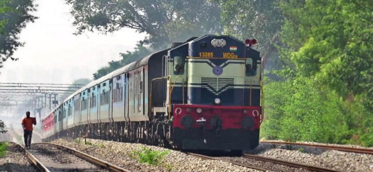 Diploma Student slipped from train and died in Vizag