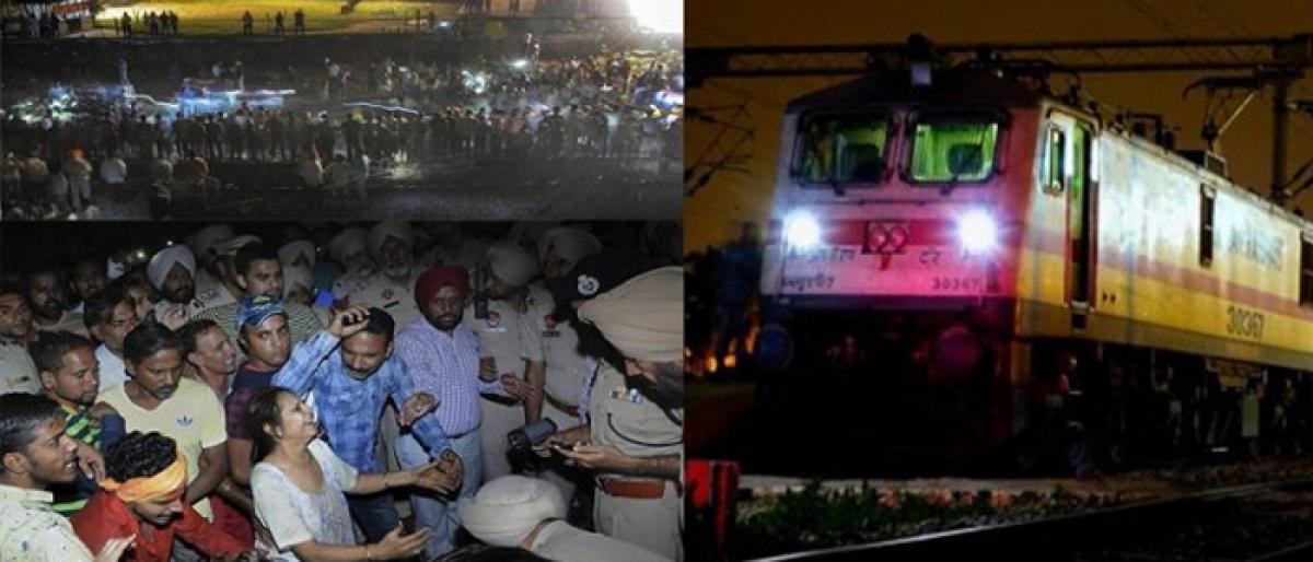 58 Dussehra revellers crushed by train in Punjab, police begin probe