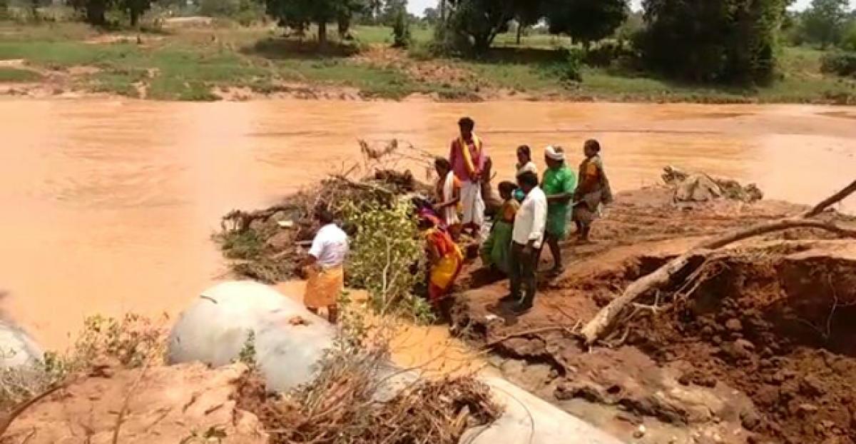 Damaged roads dog tribal’s lives