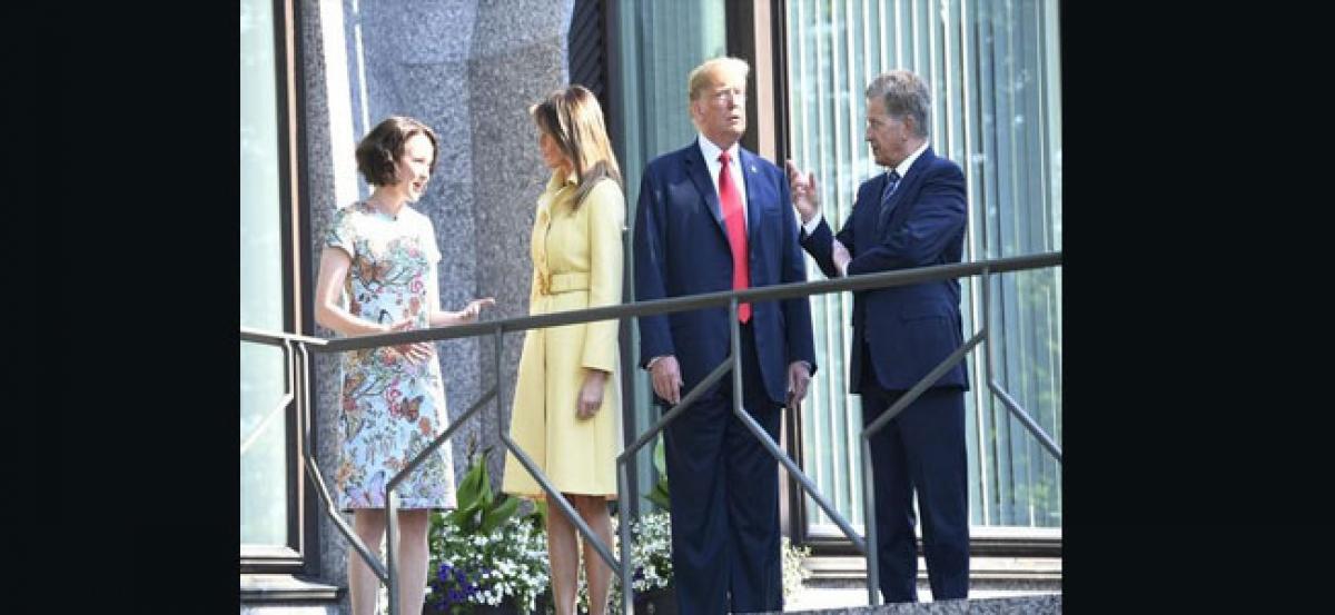 Trump meets Finland President