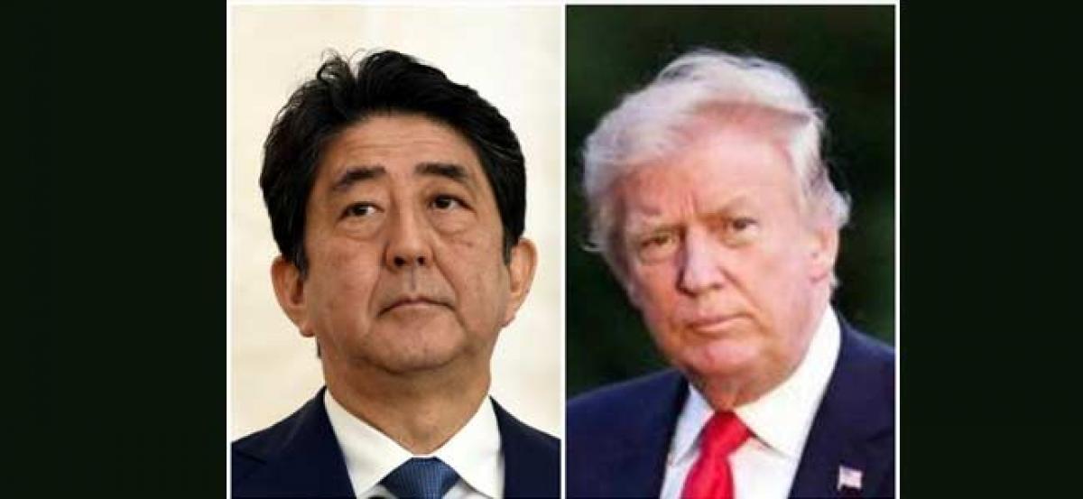 Trump to discuss trade deals with Japan PM Shinzo Abe