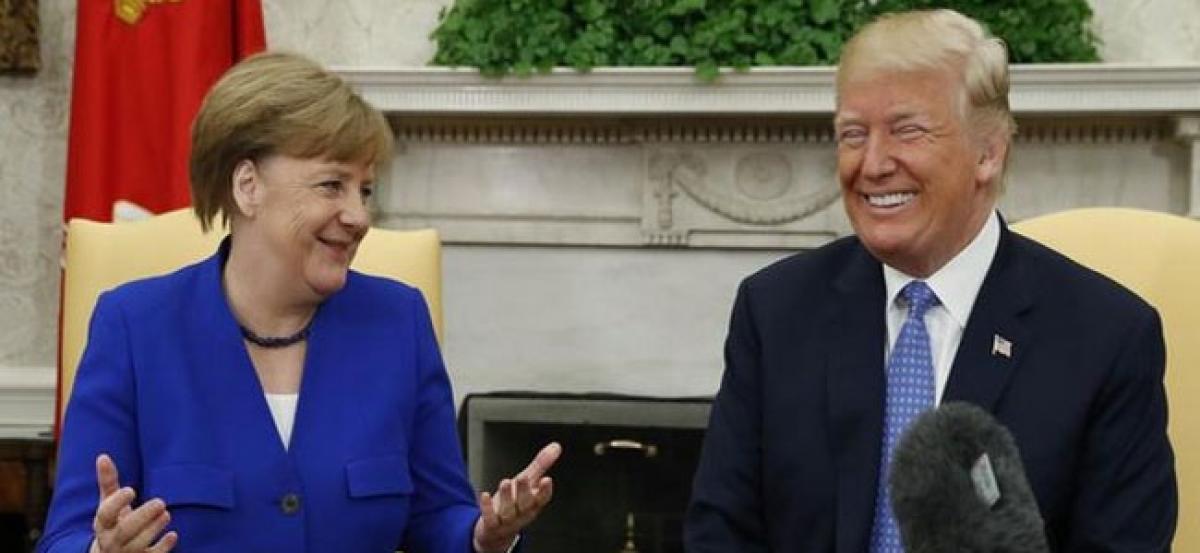 Trump, Merkel discuss Iran nuclear deal