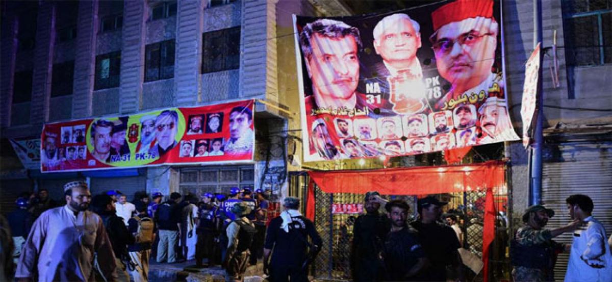 Suicide bomber targets poll rally in Pakistans Peshawar, ANP leader Haroon Bilour among 13 killed