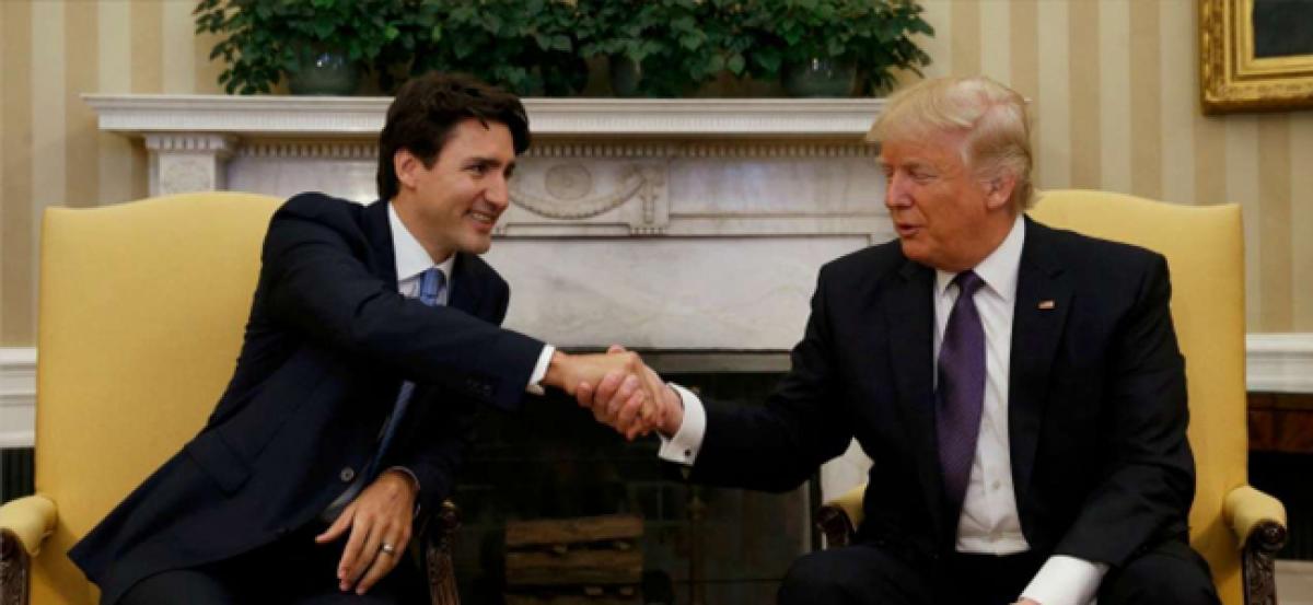 Didnt Canada burn down White House: Trump to Trudeau when asked to justify US tariffs as national security issue