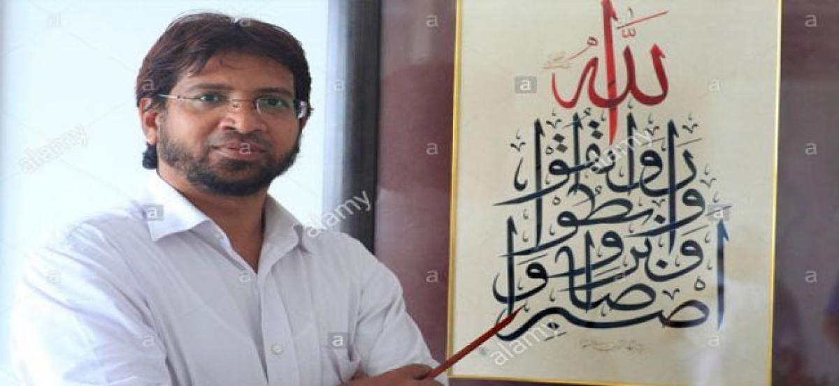 A TS man’s divine quest to revive calligraphy