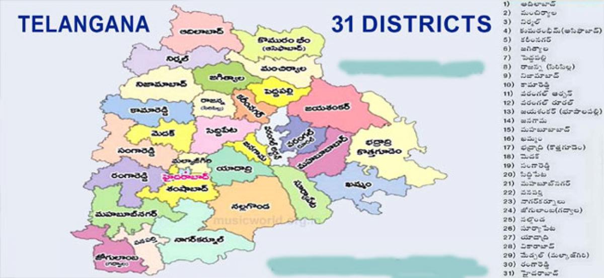 New districts yet to make way into national records