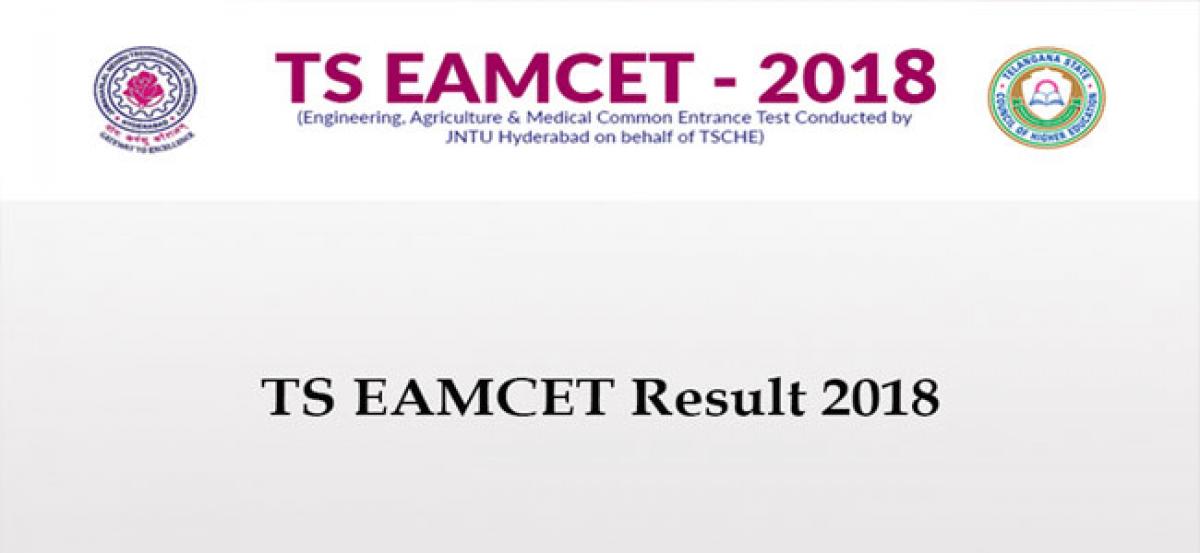 TS EAMCET 2018 results to be out on May 19