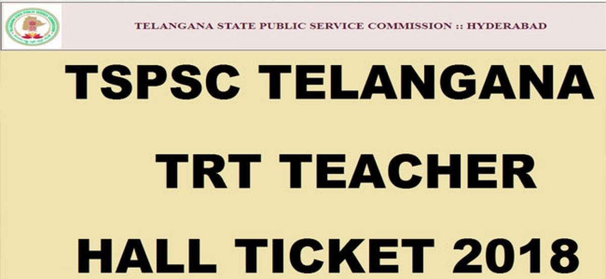 TSPSC to issue revised hall tickets to TRT candidates