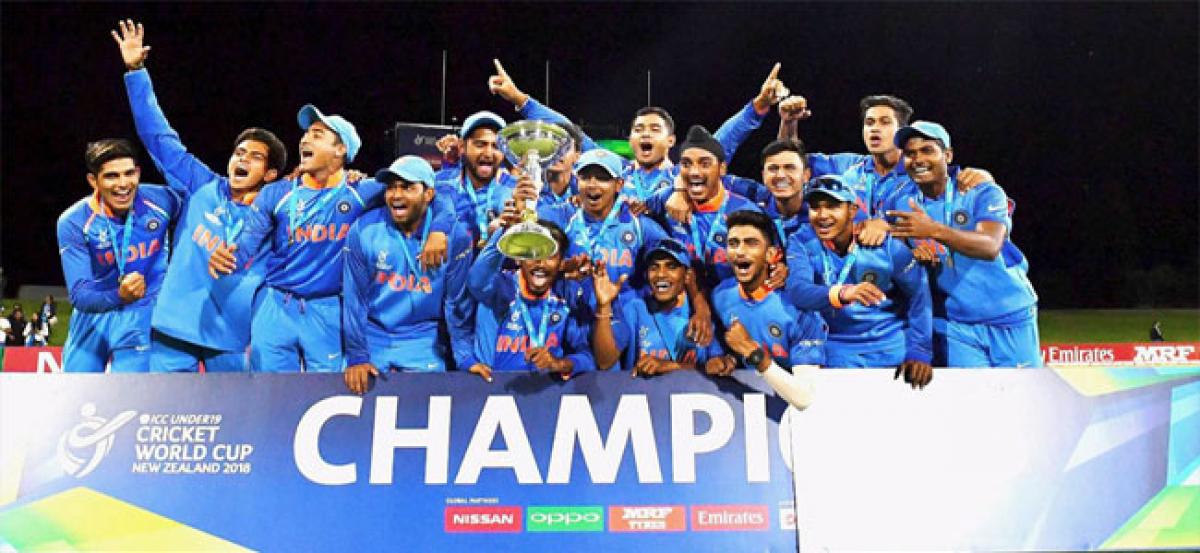 Five Indians in ICC Under-19 World Cup team