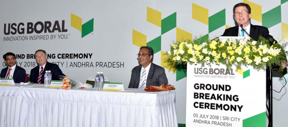 USG Boral’s plant to come up in Sri City in 18 months