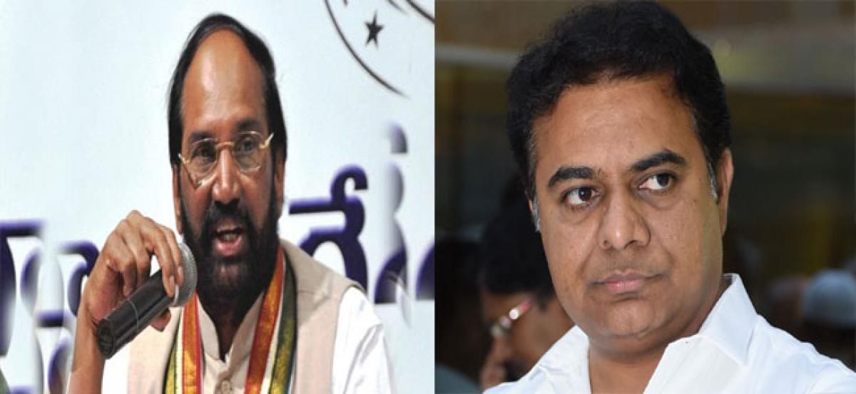 Uttam Kumar accepts KTRs challenge to resign if TRS comes to power in 2019