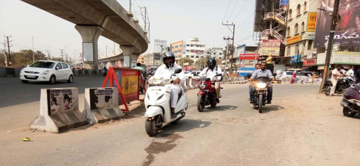 U-turn nightmare at Kukatpally