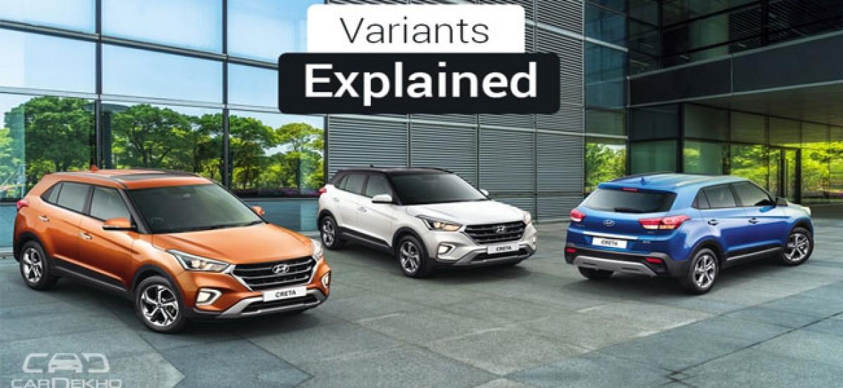 2018 Hyundai Creta Facelift: Variants Explained