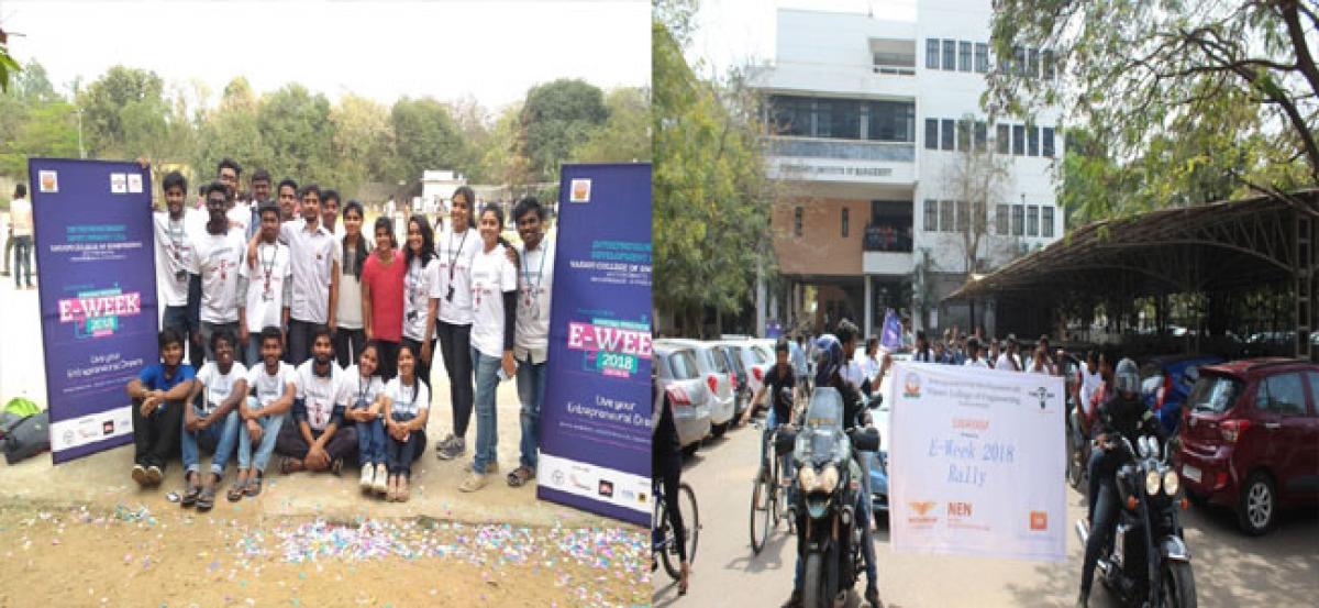 E-week at Vasavi College of Engineering