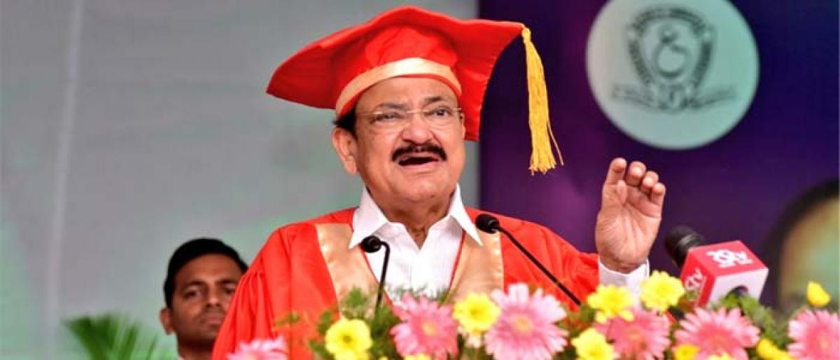 Indians, knowledge consumers not producers: Venkaiah Naidu