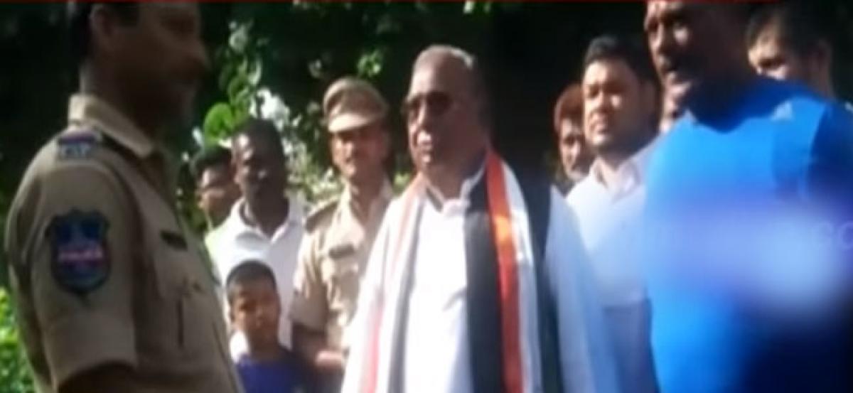 V Hanumantha Rao arrested over protest at Bison Polo Grounds