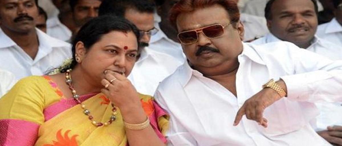 DMDK appoints party leaders wife as Treasurer