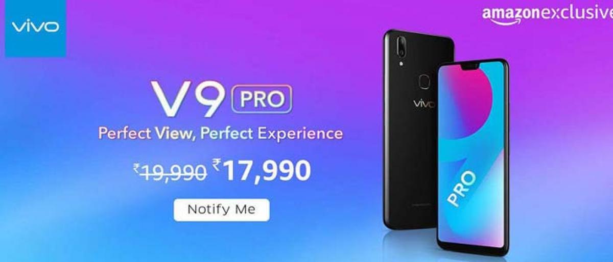 Vivo V9 Pro in India with Snapdragon 660 chipset for Rs 17,990