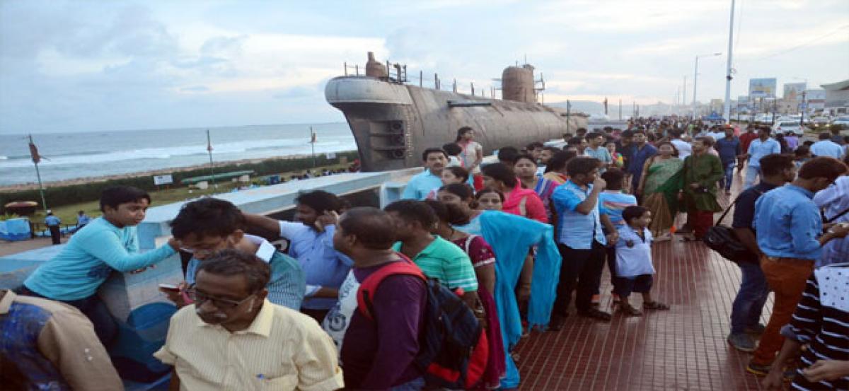 Vizag witnesses surge in tourists