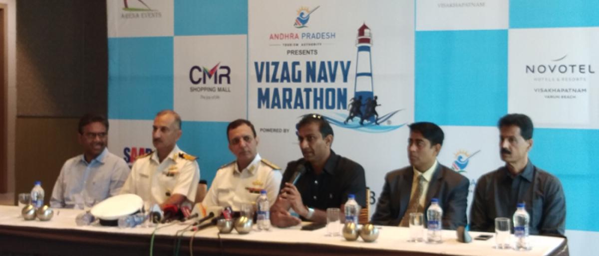 Vizag Navy Marathon on Nov 18th in the city