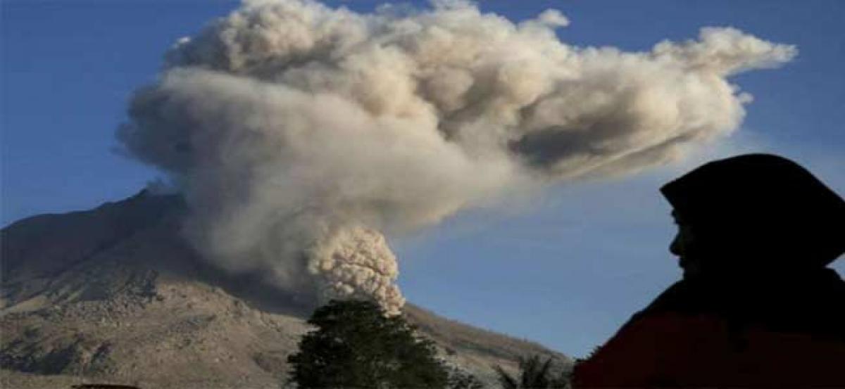 Indonesias most volatile volcano erupts again