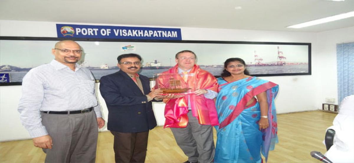 British team pays visit to Visakhapatnam Port Trust