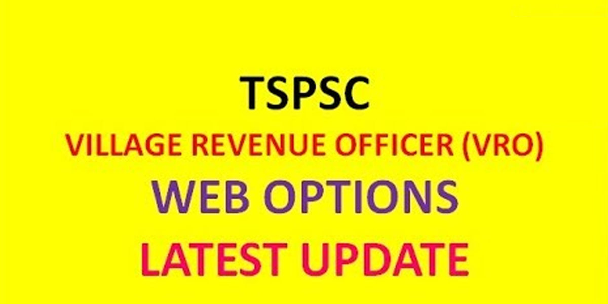 TSPSC VRO web options to be open from Jan 4