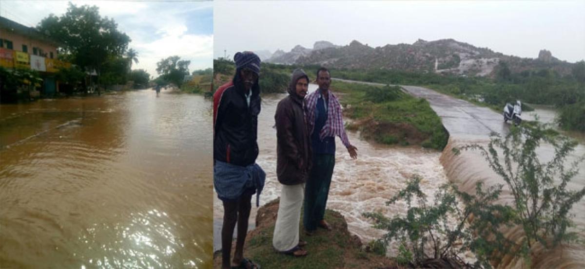 Heavy downpour paralyses life