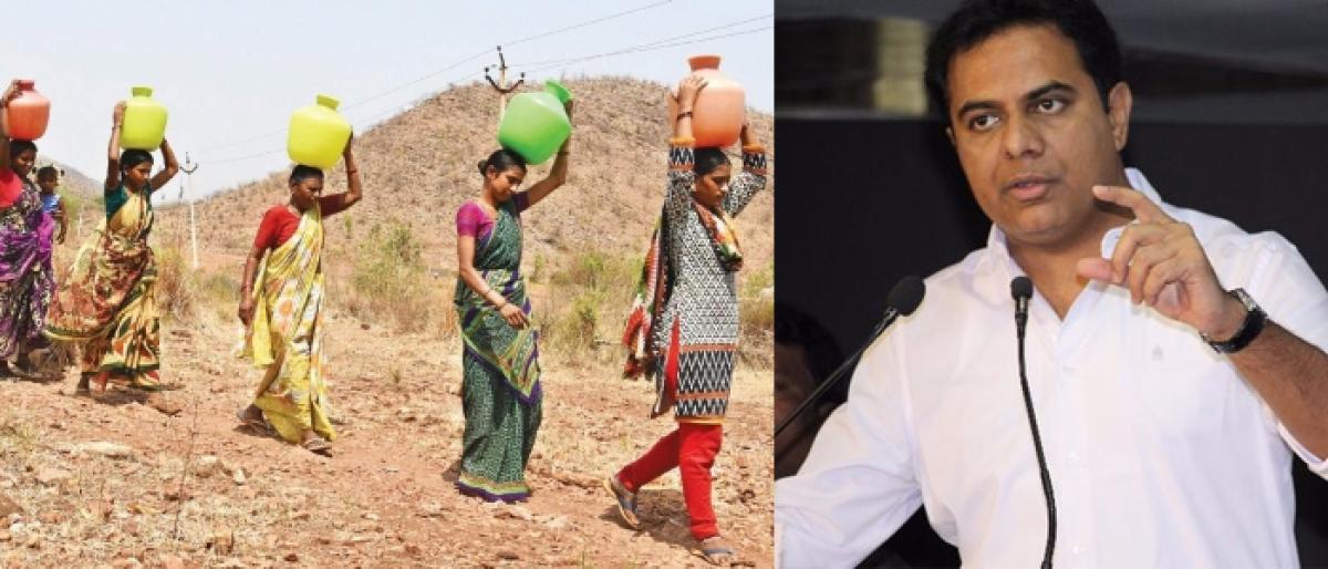 Water crisis in Mahabubnagar fixed by TRS government: KTR