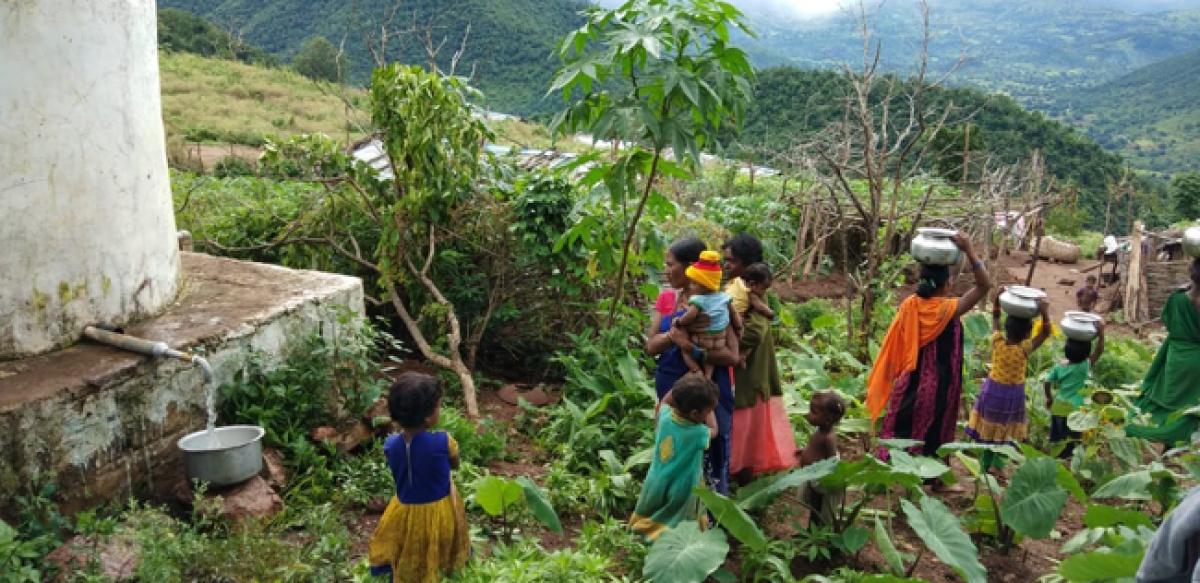 NGO provides water facility to tribal hamlets in Araku