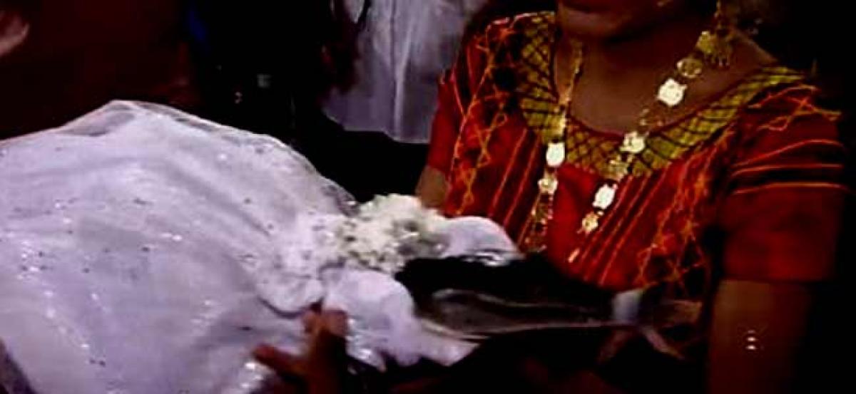 Bizarre it may sound! woman marries 3 girls