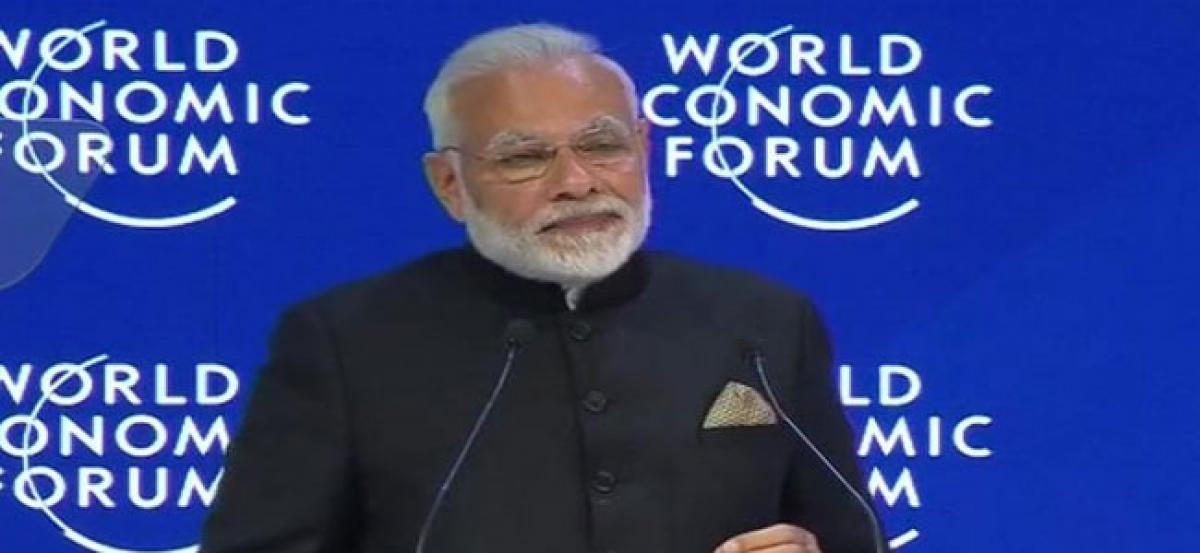 PM Modi at Davos: Indian economy to touch USD 5 trillion by 2025