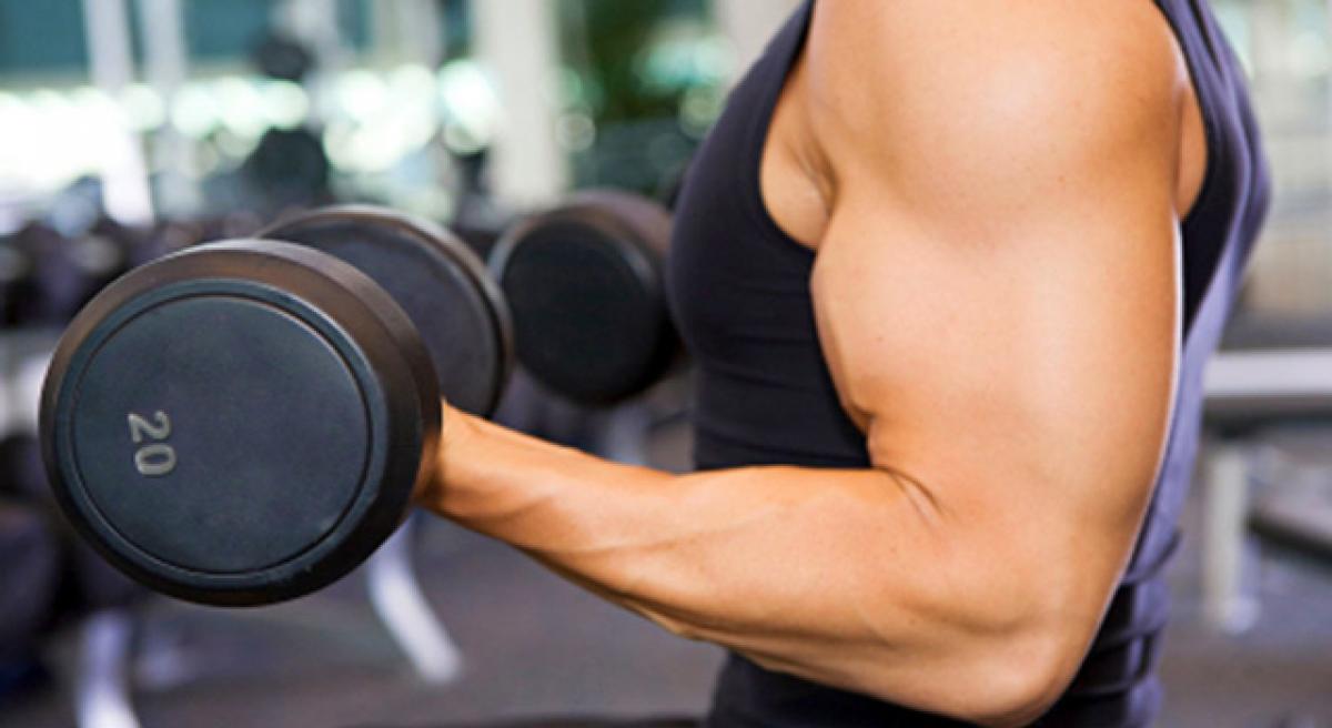 Lifting heavy weights boosts muscle strength